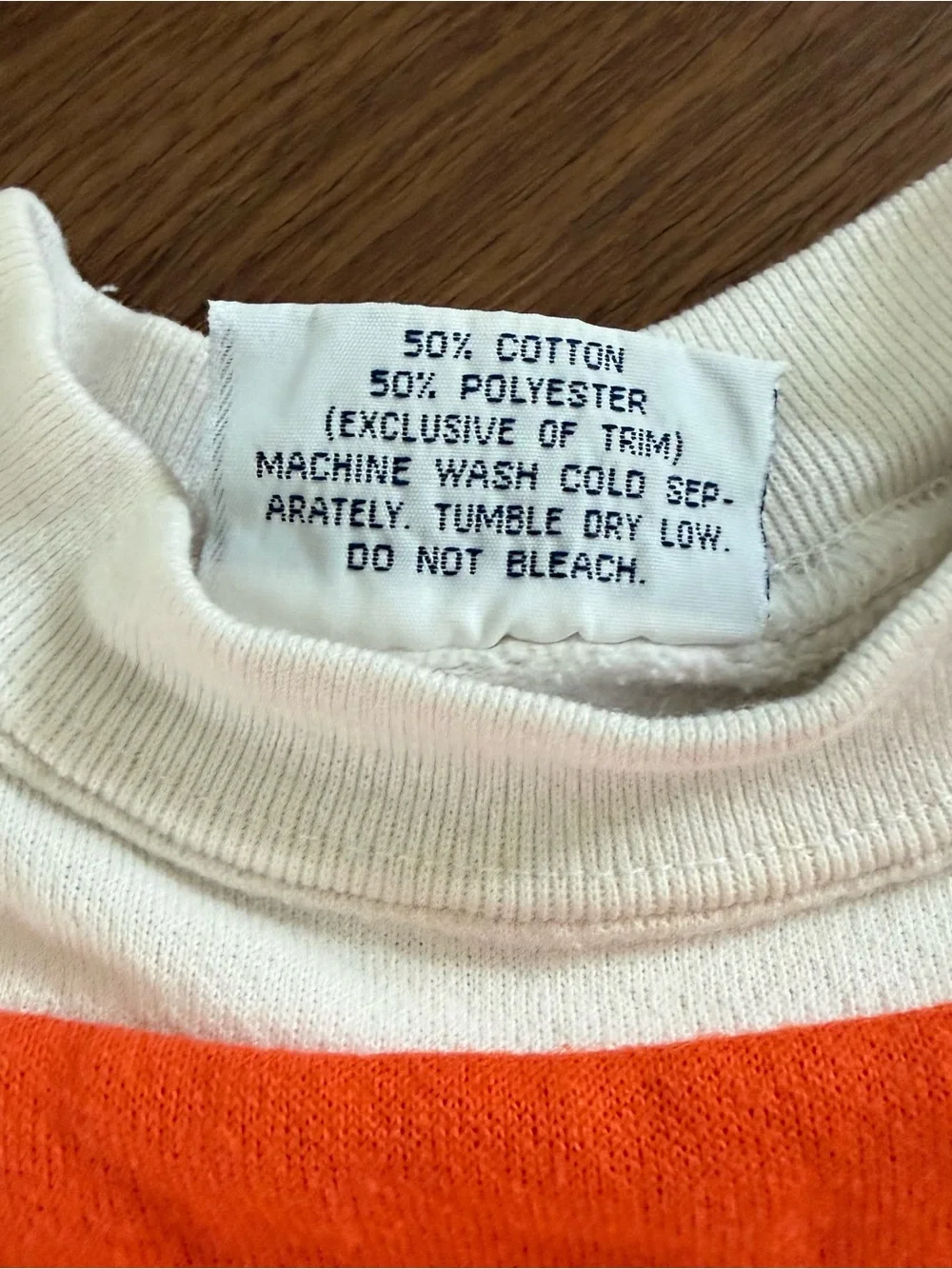 Vintage Broncos Orange & White Kids Sweatshirt